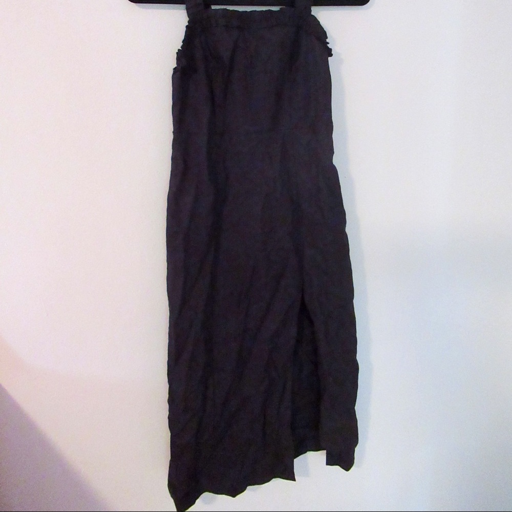 URBAN OUTFITTERS BLACK MIDI SLIT DRESS NWT 🖤